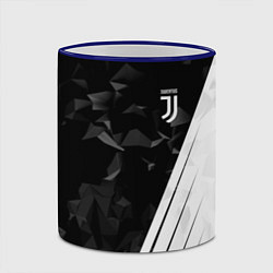 Кружка 3D FC Juventus: Abstract, цвет: 3D-синий кант — фото 2