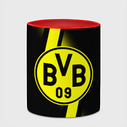 Кружка 3D FC Borussia Dortmund: Storm, цвет: 3D-белый + красный — фото 2