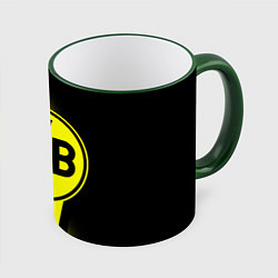 Кружка 3D FC Borussia Dortmund: Storm, цвет: 3D-зеленый кант