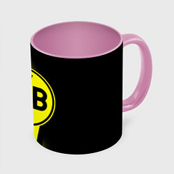 Кружка 3D FC Borussia Dortmund: Storm, цвет: 3D-белый + розовый
