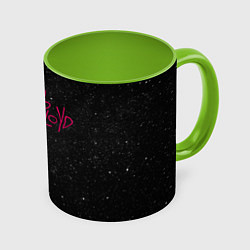 Кружка 3D Pink Phloyd: Lonely star, цвет: 3D-белый + светло-зеленый