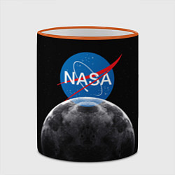 Кружка 3D NASA: Moon Rise, цвет: 3D-оранжевый кант — фото 2
