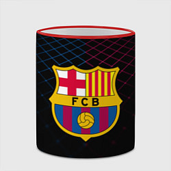 Кружка 3D FC Barcelona Lines, цвет: 3D-красный кант — фото 2