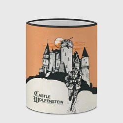 Кружка 3D Castle Wolfenstein, цвет: 3D-черный кант — фото 2