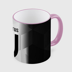 Кружка 3D FC Juventus: Silver Original, цвет: 3D-розовый кант