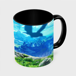 Кружка 3D Z-Link, цвет: 3D-белый + черный