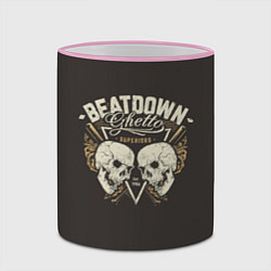 Кружка 3D Beatdown Ghetto 1986, цвет: 3D-розовый кант — фото 2
