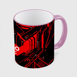 Кружка 3D CS:GO - Денис, цвет: 3D-розовый кант