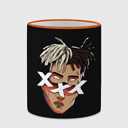 Кружка 3D XXXTentacion Head, цвет: 3D-оранжевый кант — фото 2