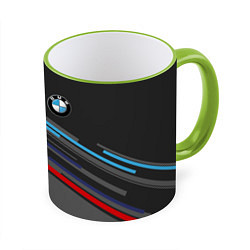 Кружка 3D BMW BRAND COLOR, цвет: 3D-светло-зеленый кант