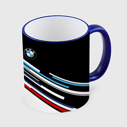 Кружка 3D BMW BRAND COLOR БМВ, цвет: 3D-синий кант