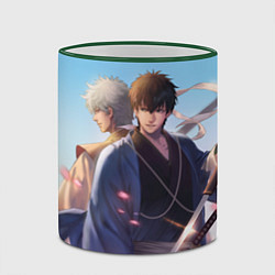 Кружка 3D Gintama, цвет: 3D-зеленый кант — фото 2