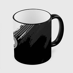 Кружка 3D FC Real Madrid: Black Style, цвет: 3D-черный кант