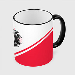 Кружка 3D Победи или умри, цвет: 3D-черный кант