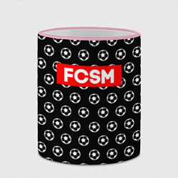 Кружка 3D FCSM Supreme, цвет: 3D-розовый кант — фото 2