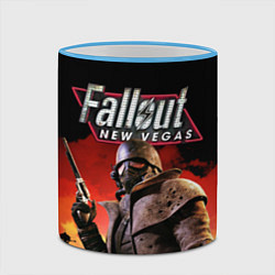 Кружка 3D Fallout: New Vegas, цвет: 3D-небесно-голубой кант — фото 2