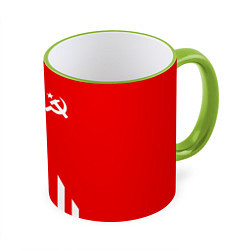 Кружка 3D USSR: Red Sport, цвет: 3D-светло-зеленый кант