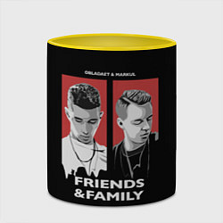 Кружка 3D Markul: Friends & Family, цвет: 3D-белый + желтый — фото 2