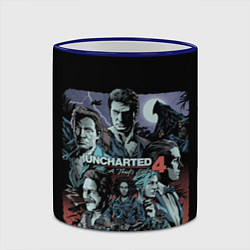 Кружка 3D Uncharted 4, цвет: 3D-синий кант — фото 2