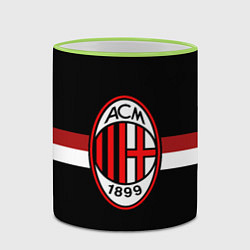 Кружка 3D AC Milan 1899, цвет: 3D-светло-зеленый кант — фото 2