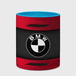 Кружка 3D BMW SPORT, цвет: 3D-белый + небесно-голубой — фото 2