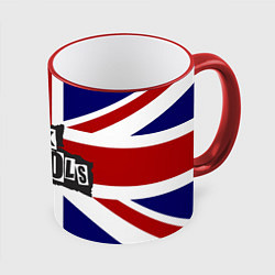 Кружка 3D Sex Pistols UK, цвет: 3D-красный кант