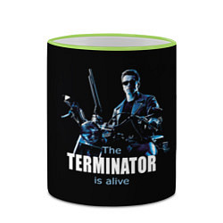 Кружка 3D Terminator: Is alive, цвет: 3D-светло-зеленый кант — фото 2