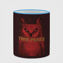 Кружка 3D Twin Peaks: Red Owl, цвет: 3D-небесно-голубой кант — фото 2