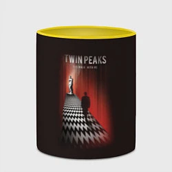 Кружка 3D Twin Peaks: Firewalk with me, цвет: 3D-белый + желтый — фото 2