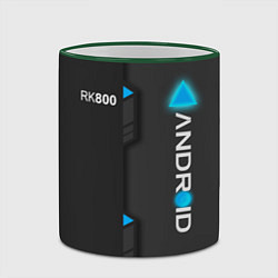 Кружка 3D RK800 Android, цвет: 3D-зеленый кант — фото 2