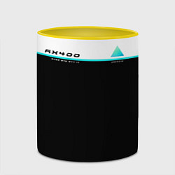Кружка 3D Detroit: AX400, цвет: 3D-белый + желтый — фото 2