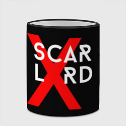 Кружка 3D Scarlxrd Logo, цвет: 3D-черный кант — фото 2