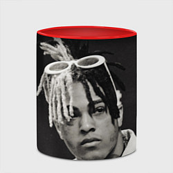 Кружка 3D XXXTentacion, цвет: 3D-белый + красный — фото 2