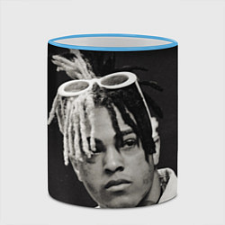 Кружка 3D XXXTentacion, цвет: 3D-небесно-голубой кант — фото 2