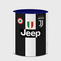 Кружка 3D FC Juventus 18-19, цвет: 3D-белый + синий — фото 2