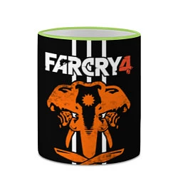 Кружка 3D Far Cry 4: Orange Elephant, цвет: 3D-светло-зеленый кант — фото 2