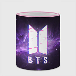 Кружка 3D BTS: Violet Space, цвет: 3D-розовый кант — фото 2