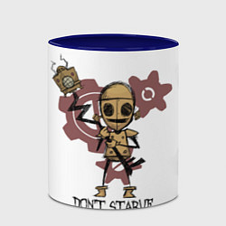 Кружка 3D Don't Starve: WX-78, цвет: 3D-белый + синий — фото 2