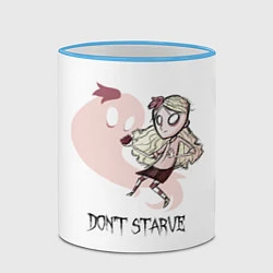 Кружка 3D Don't Starve: Wendy, цвет: 3D-небесно-голубой кант — фото 2