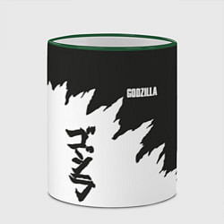 Кружка 3D Godzilla: Light Style, цвет: 3D-зеленый кант — фото 2
