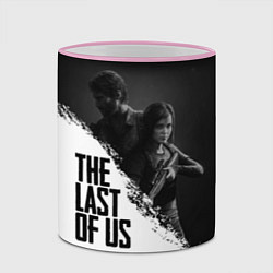 Кружка 3D The Last of Us: White & Black, цвет: 3D-розовый кант — фото 2