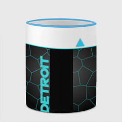Кружка 3D Detroit Human, цвет: 3D-небесно-голубой кант — фото 2