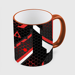 Кружка 3D CS:GO CYREX CARBON, цвет: 3D-оранжевый кант
