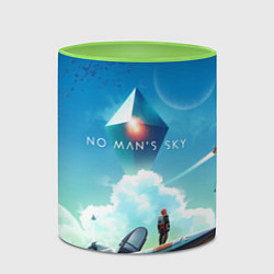 Кружка 3D No Man’s Sky: Atlas Rises, цвет: 3D-белый + светло-зеленый — фото 2