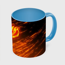 Кружка 3D NATSU DRAGNEEL, цвет: 3D-белый + небесно-голубой