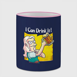 Кружка 3D I Can Drink It!, цвет: 3D-розовый кант — фото 2