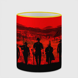 Кружка 3D RDR 2: Sunset, цвет: 3D-желтый кант — фото 2