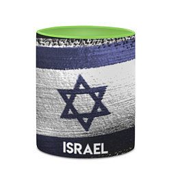 Кружка 3D Israel Style, цвет: 3D-белый + светло-зеленый — фото 2