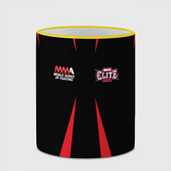 Кружка 3D MMA Elite, цвет: 3D-желтый кант — фото 2