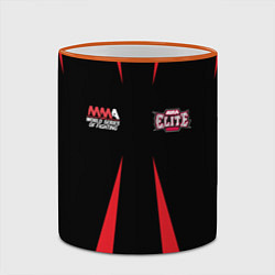 Кружка 3D MMA Elite, цвет: 3D-оранжевый кант — фото 2